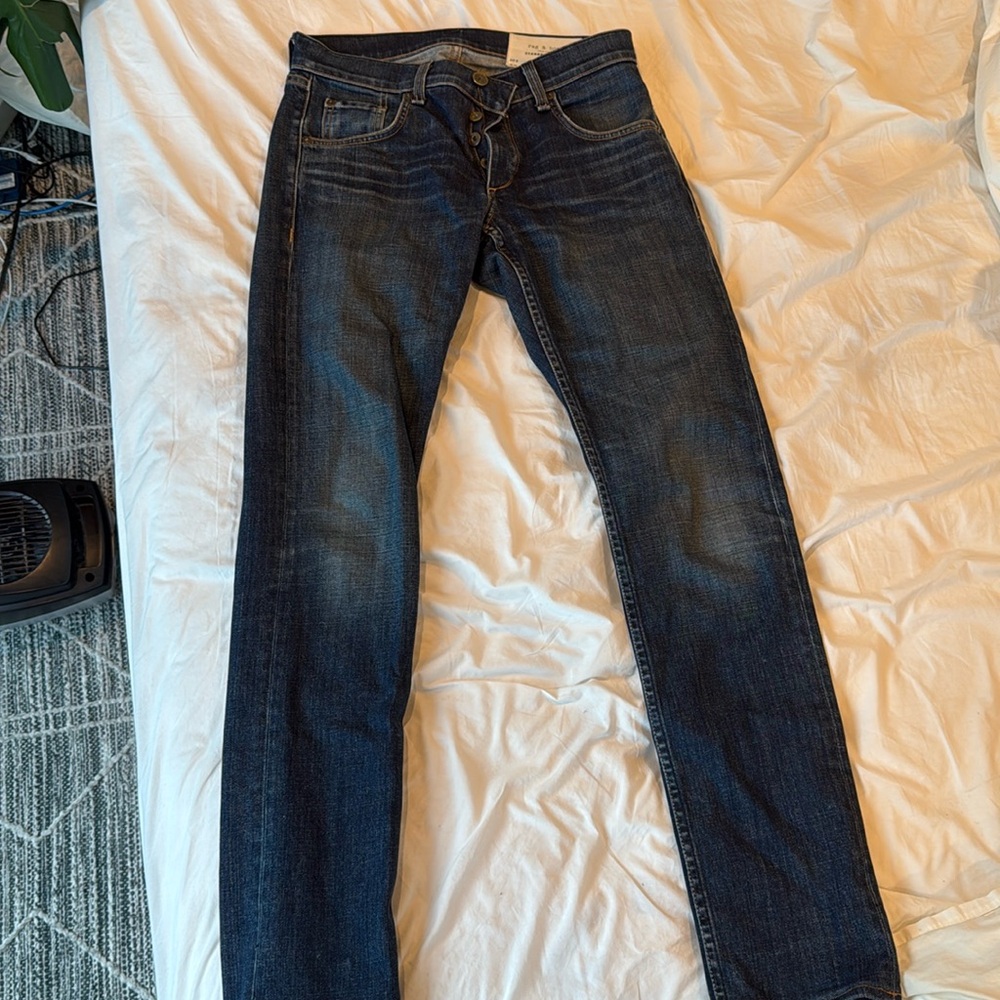 rag and bone men’s jeans dark wash